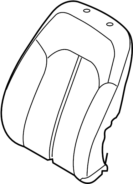 View 88360C2KA0X2P Seat Back Cushion Cover (Front, Rear) Full-Sized Product Image
