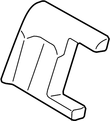 View 89450C1500 Seat Back Cushion (Right, Rear) Full-Sized Product Image