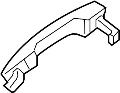 View 82661C2170 Exterior Door Handle Full-Sized Product Image