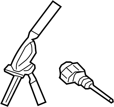 View 81970C1A00 Door Lock Cylinder (Left) Full-Sized Product Image