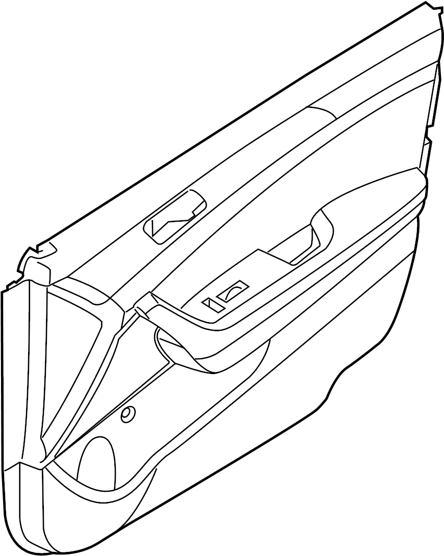 View 82306C2300TRA Door Interior Trim Panel (Right, Front) Full-Sized Product Image