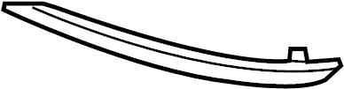 View 92405C1000 Reflector Panel (Left, Rear) Full-Sized Product Image