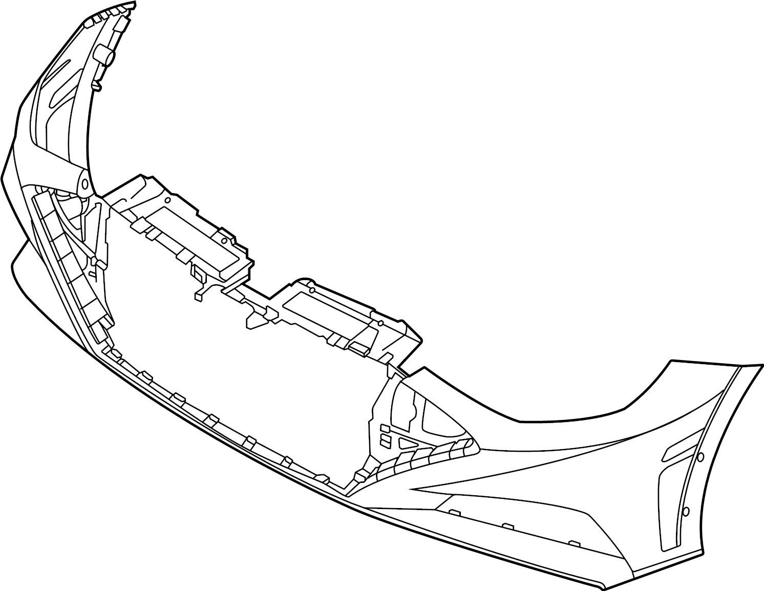 View 86510L0420 Bumper Cover (Front, Upper) Full-Sized Product Image