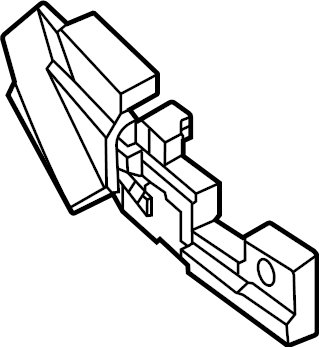 View 86524L0400 Bumper Impact Absorber (Right, Front) Full-Sized Product Image