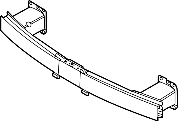 View 64900L0000 Bumper Impact Bar (Front) Full-Sized Product Image