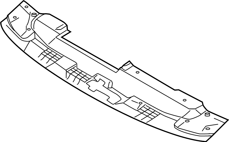 View 86390L1510 Cover Assembly - Radiator Grille. Sight shield. (Upper) Full-Sized Product Image