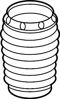 View 54625L1000 Suspension Strut Bellows (Front) Full-Sized Product Image