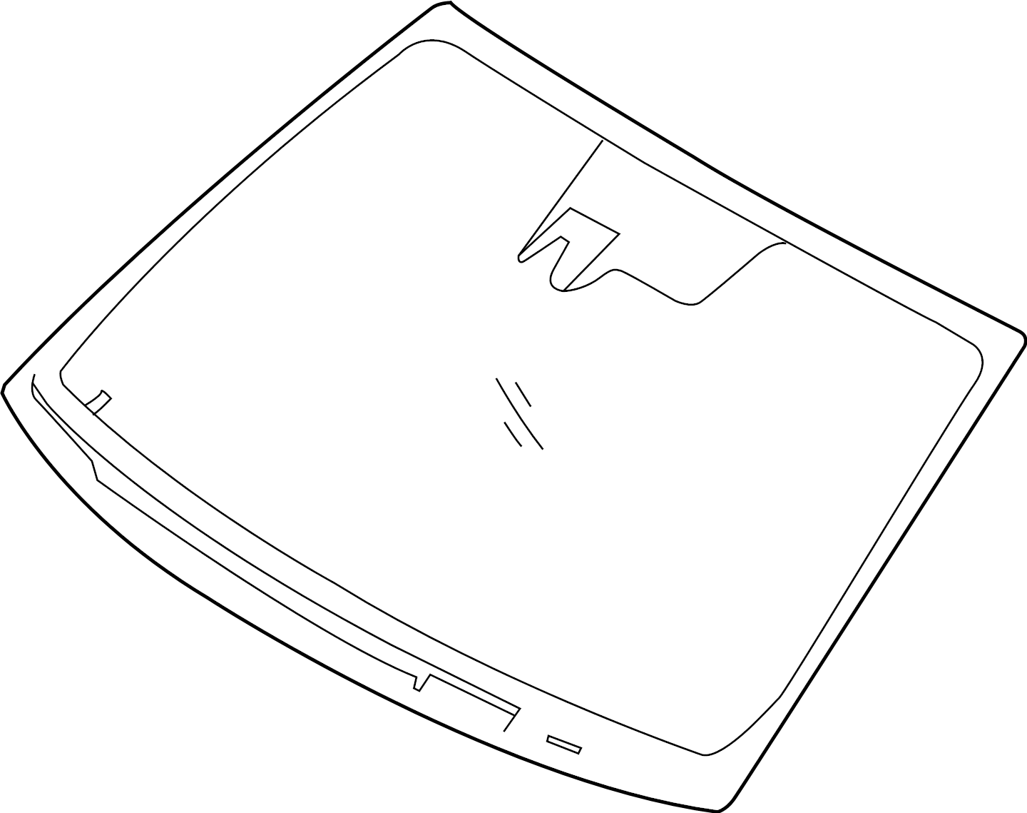 View 86111L5050 Windshield Full-Sized Product Image