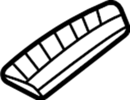 View 97383L0000NNB Dashboard Air Vent Trim (Left) Full-Sized Product Image