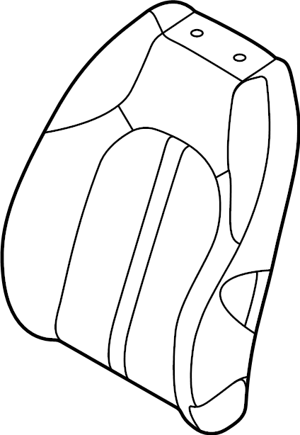 View 88460L0050VSP Seat Back Cushion Cover (Right, Front, Rear) Full-Sized Product Image