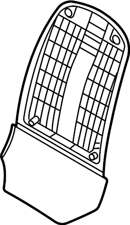 View 88390L1300YTH Seat Back Panel (Left, Front, Rear) Full-Sized Product Image