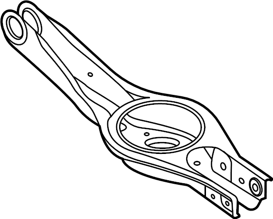 View 55211L1100 Suspension Control Arm (Right, Rear, Lower) Full-Sized Product Image
