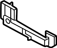 View 86642L5000 Bumper Impact Bar Brace (Right, Rear, Upper) Full-Sized Product Image