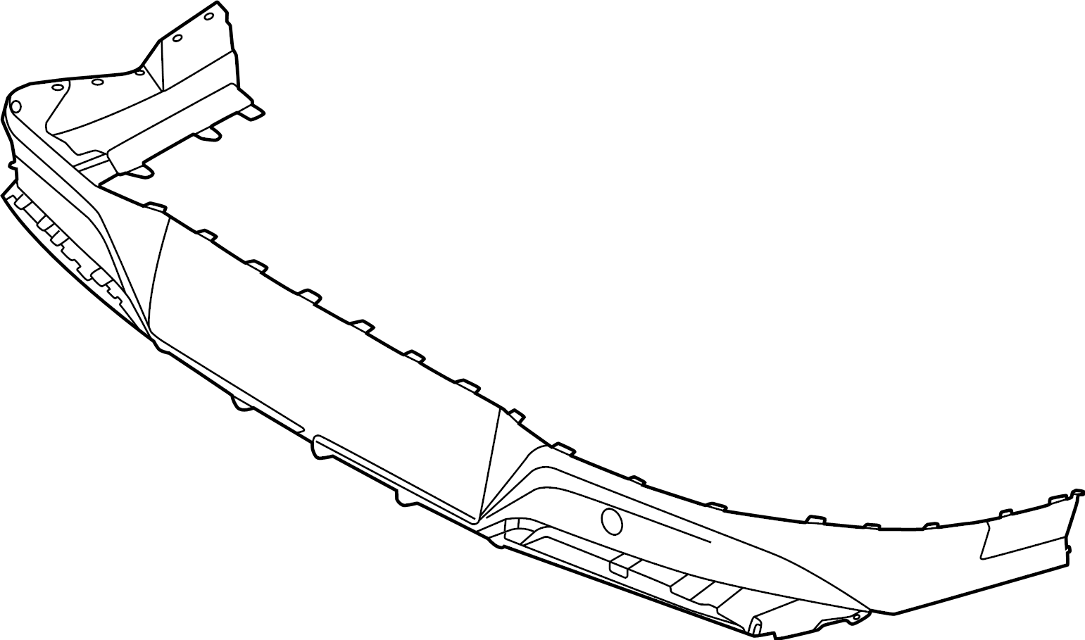 View 86650L1830 Cover - Bumper. (Rear, Lower) Full-Sized Product Image