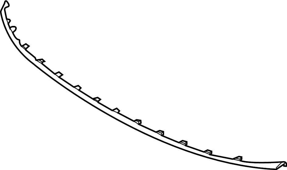 View 86569L1060 Bumper Trim (Front, Upper, Lower) Full-Sized Product Image