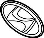 View 86380L1000 Grille Emblem Full-Sized Product Image