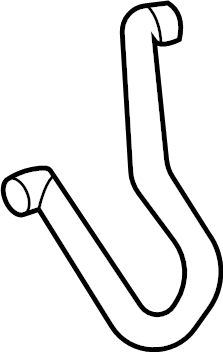 View 25415L5000 Radiator Coolant Hose (Upper, Lower) Full-Sized Product Image