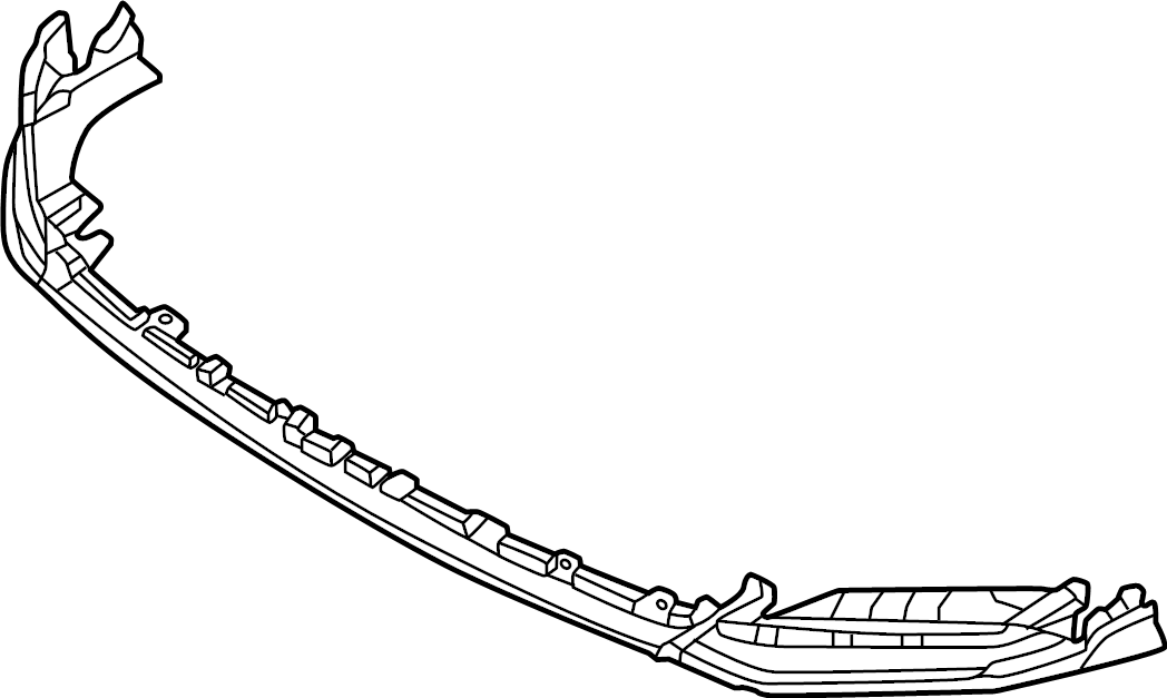 View 86512L1700 Cover - Bumper. (Front, Lower) Full-Sized Product Image
