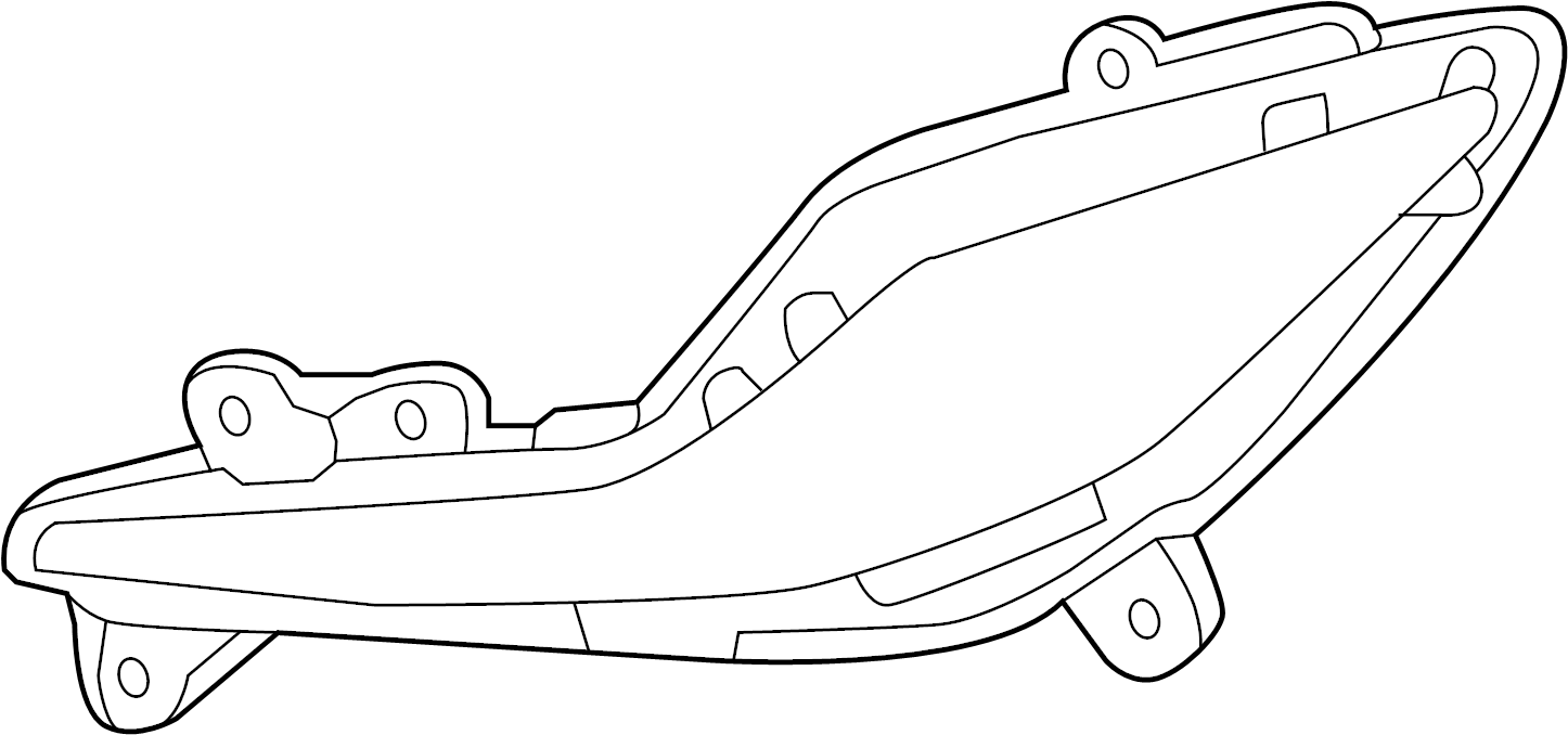 View 922104R000 Fog Light (Left, Front) Full-Sized Product Image