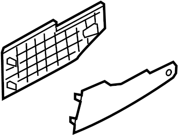 View 846703S300RY Console Panel (Left, Front, Rear) Full-Sized Product Image