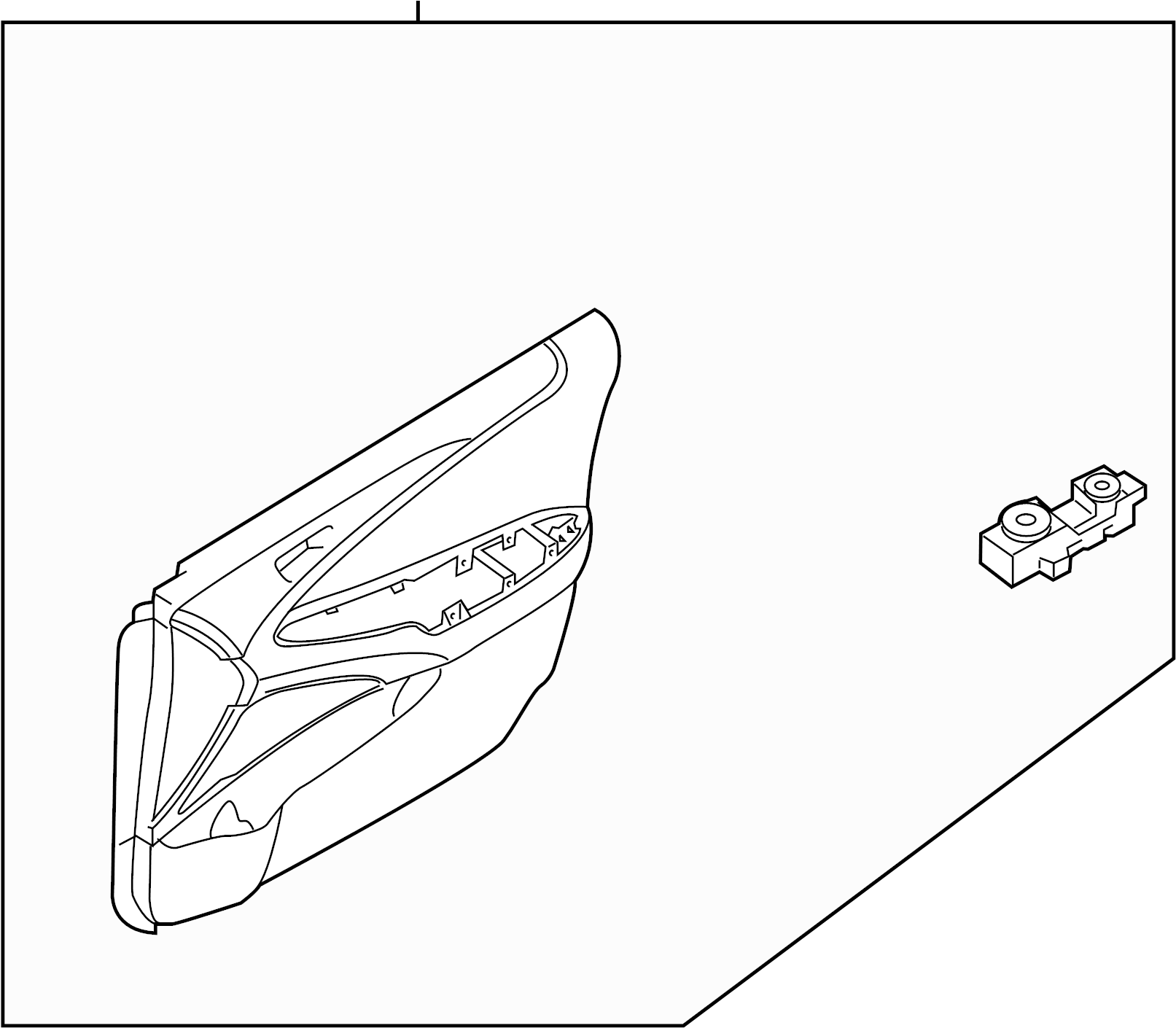 View 823044R5102AR Door Interior Trim Panel (Right, Front) Full-Sized Product Image