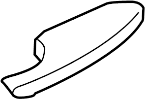 View 827103Q050YDA Door Armrest (Left, Front) Full-Sized Product Image