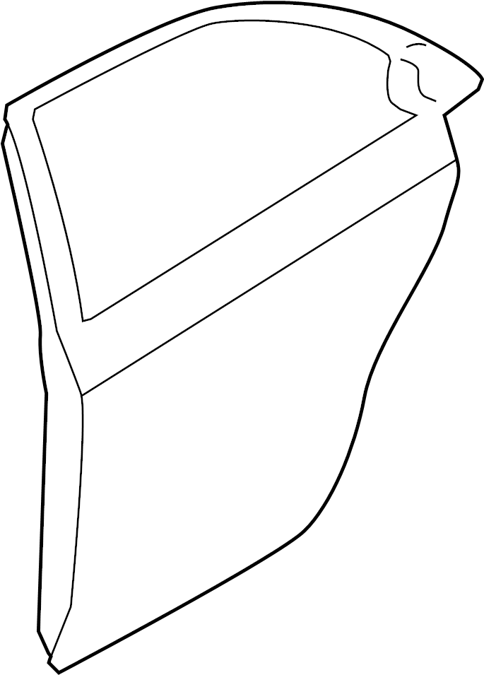 View 770044R000 Door Shell (Right, Rear) Full-Sized Product Image