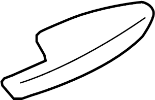 View 837203S000YDA Door Armrest (Right, Rear) Full-Sized Product Image