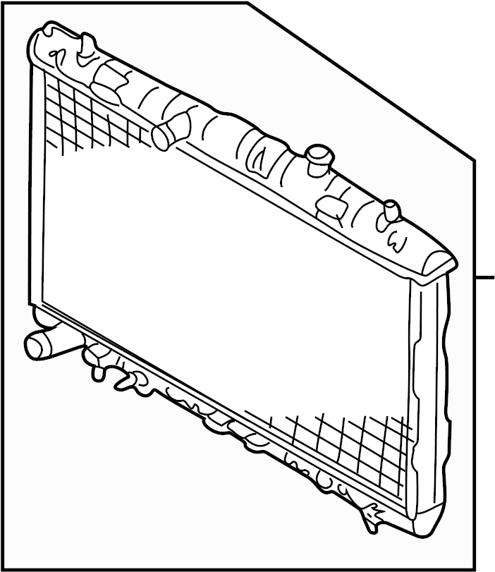 View 253102C006 Radiator Full-Sized Product Image