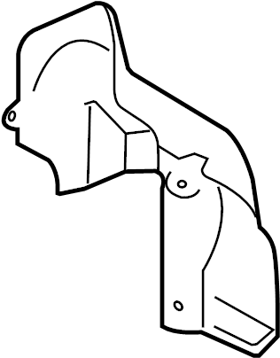 View 868222C700 Quarter Panel Splash Shield (Right, Rear) Full-Sized Product Image