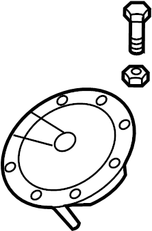 View 695102C000 Fuel Filler Door Full-Sized Product Image
