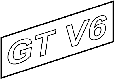 View 863312C720 Hatch Emblem Full-Sized Product Image