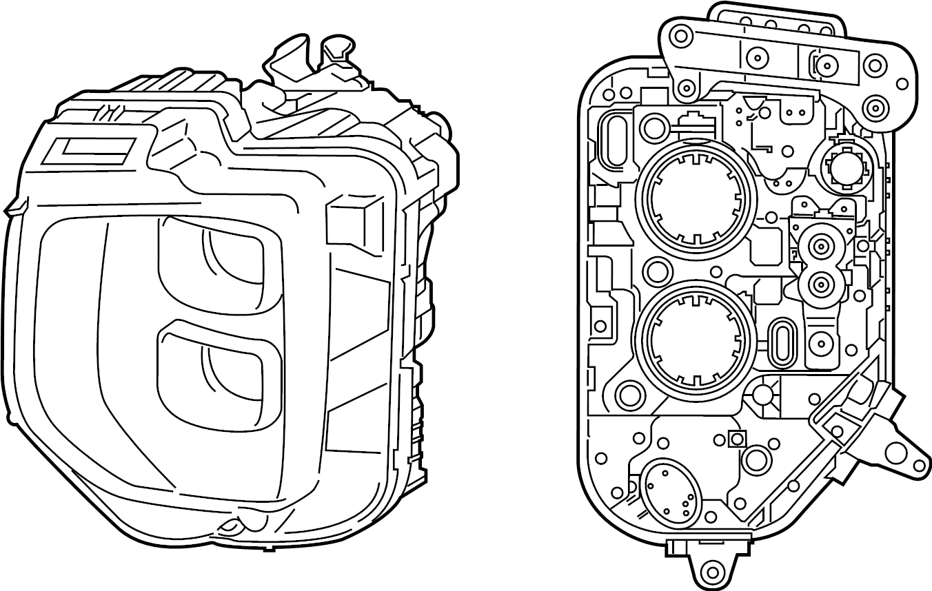 View 92102S8110 Headlight Assembly (Right) Full-Sized Product Image