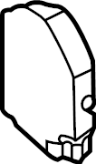 View 841F6S8000 Fender Insulator (Right, Upper) Full-Sized Product Image