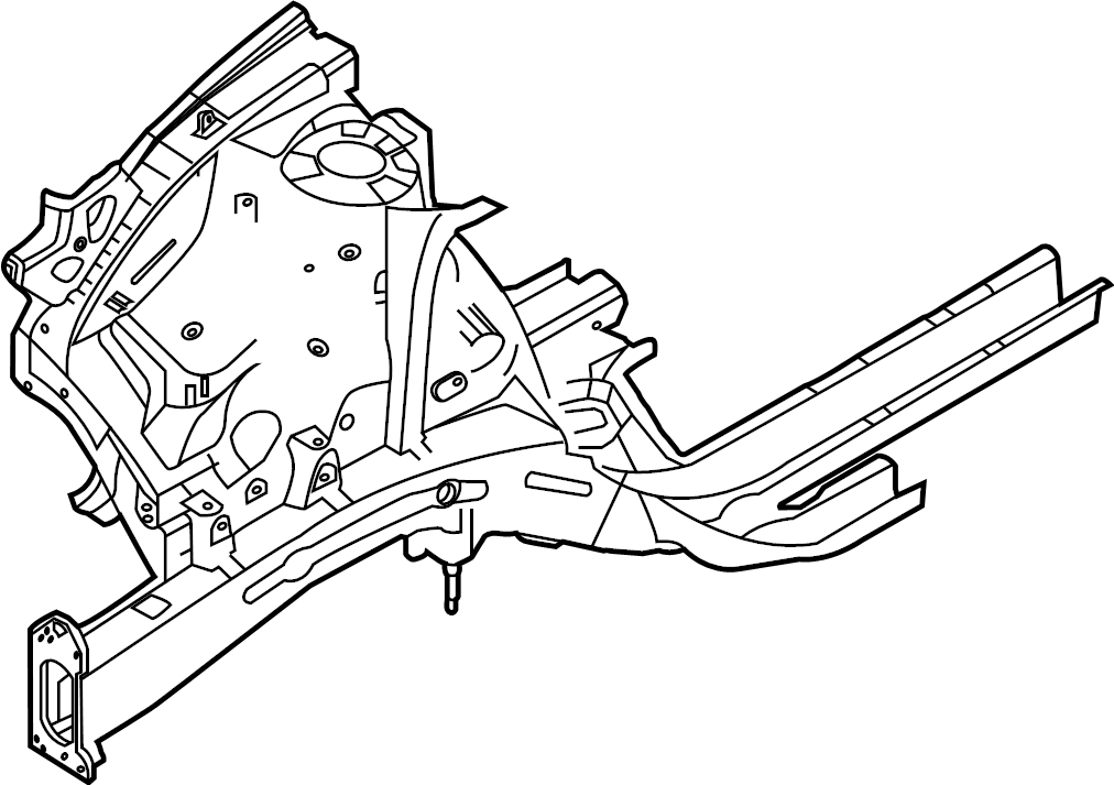 View 64600S8000 Fender Apron Assembly (Right) Full-Sized Product Image