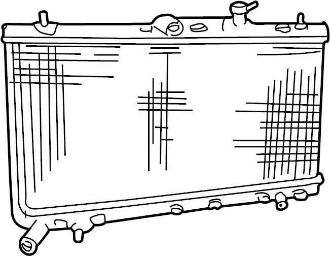 View 2531025300 Radiator Full-Sized Product Image