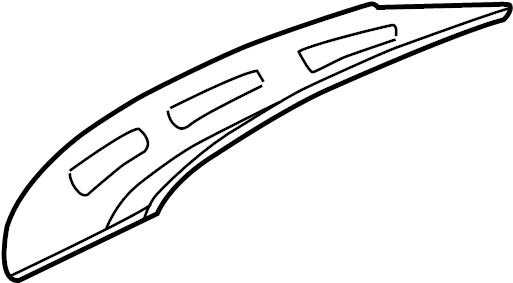 View 8414125000 Fender Insulator (Left, Rear) Full-Sized Product Image