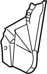 View 8682125500 Mud Flap (Left, Rear) Full-Sized Product Image