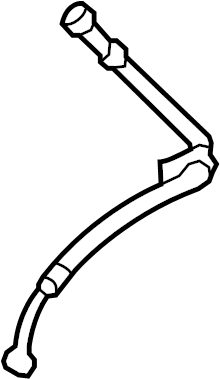 View 587321E000 HOSE. BRAKE. FRONT, RIGHT HAND (RH). Hydraulic. FLEXIBLE.  Full-Sized Product Image