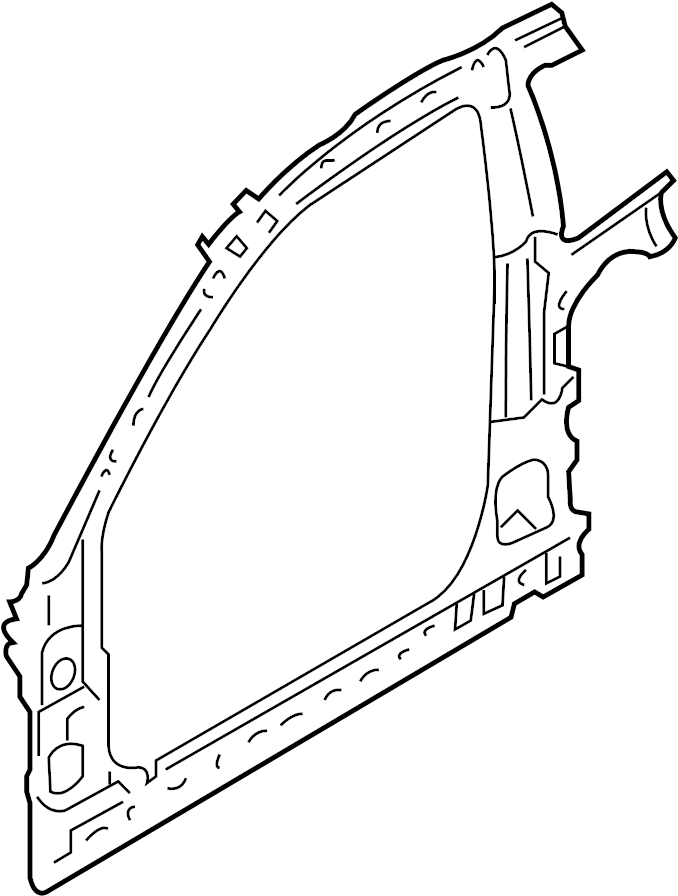 View 712021E200 Panel Assembly - Side Inner. (Right) Full-Sized Product Image