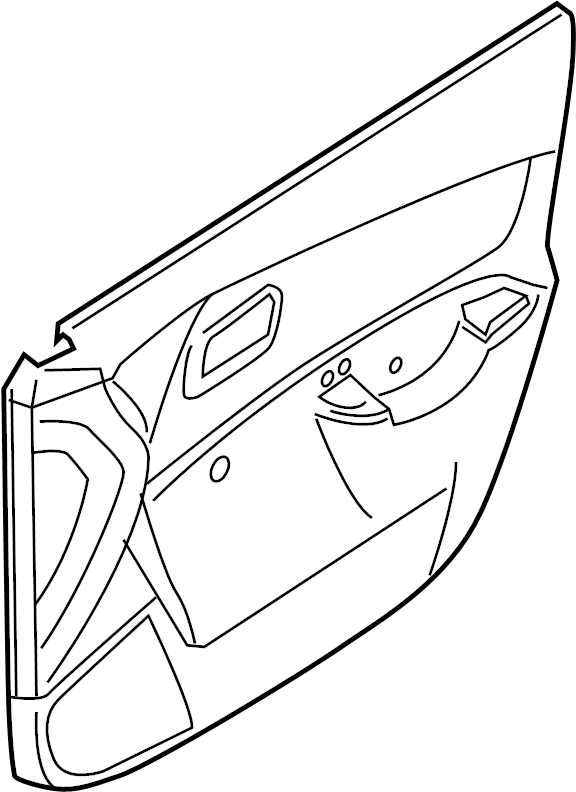 View 823041E322WK Door Interior Trim Panel (Right, Front) Full-Sized Product Image