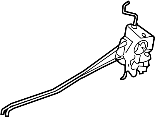 View 814101E000 Door Latch Assembly (Left, Rear) Full-Sized Product Image