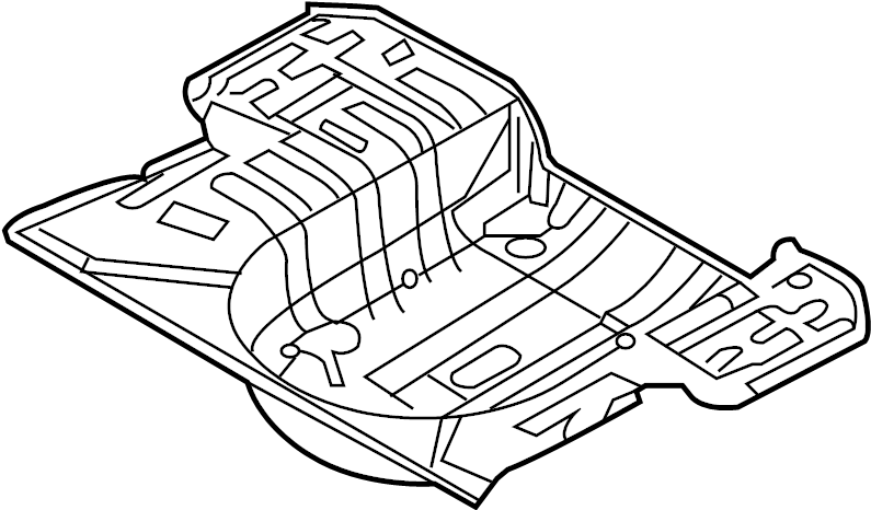 View 655131E210 Floor Pan (Front, Rear) Full-Sized Product Image