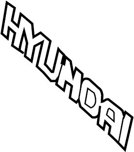 View 863101E000 Emblem. (Rear) Full-Sized Product Image