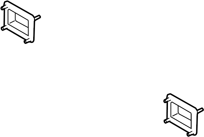 View 866411E060 Bumper Impact Bar Bracket (Left, Rear, Upper) Full-Sized Product Image