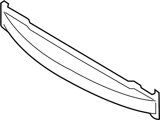 View 866311E150 Bumper Impact Bar (Rear) Full-Sized Product Image