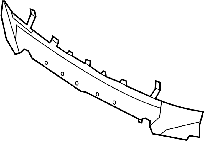 View 865801R000 Bumper Impact Absorber (Front) Full-Sized Product Image