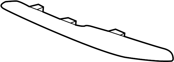 View 863531R500 Grille Molding (Left) Full-Sized Product Image