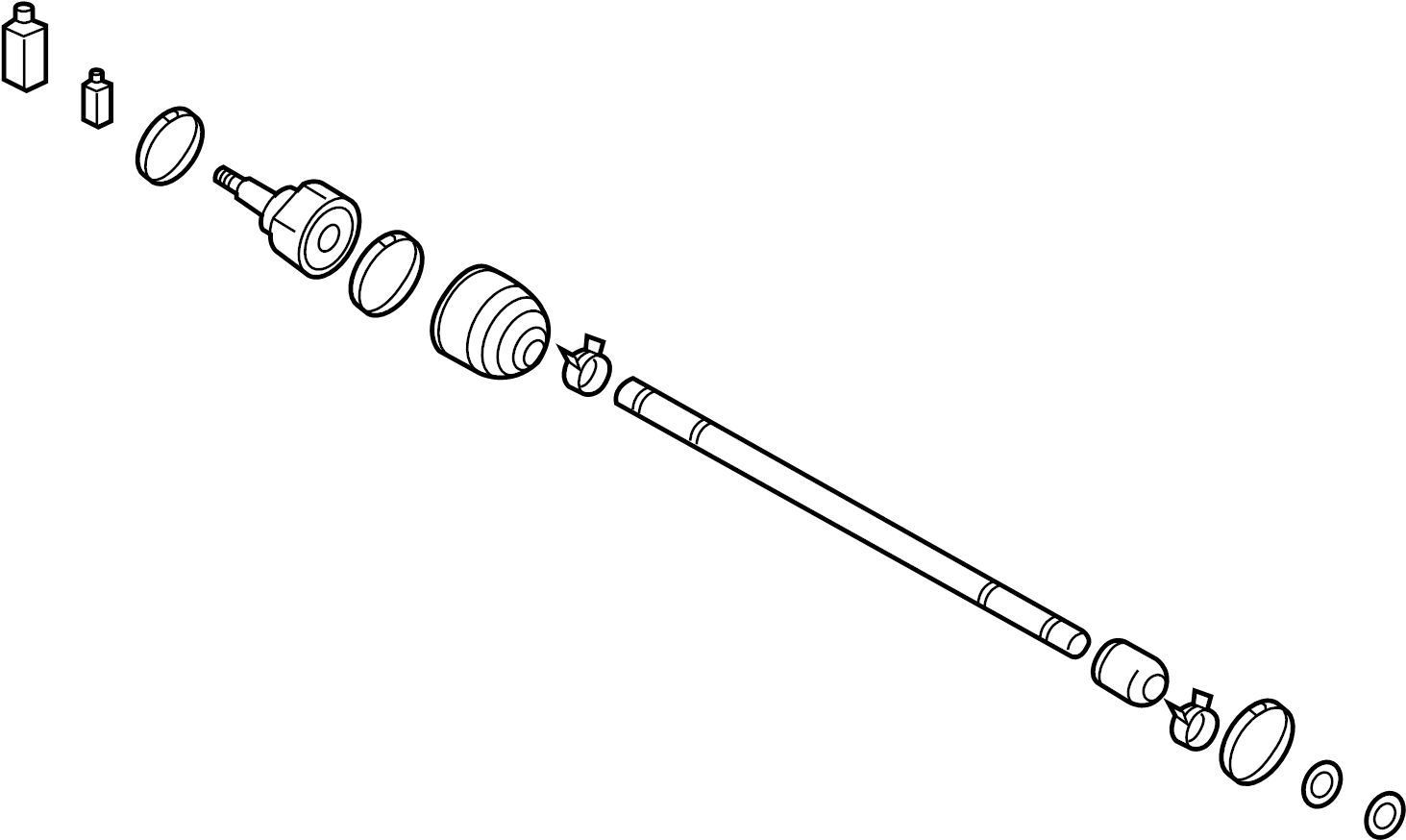 View 495261R101 CV Joint Kit (Front) Full-Sized Product Image