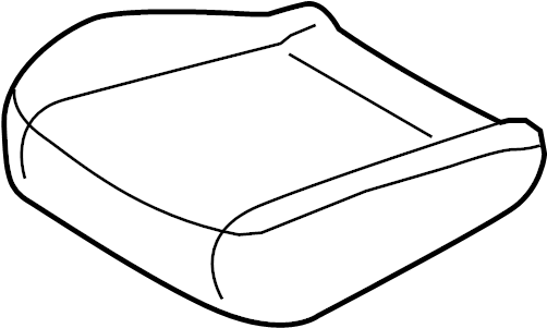 View 882001R320N2D Seat Cushion Foam (Front) Full-Sized Product Image